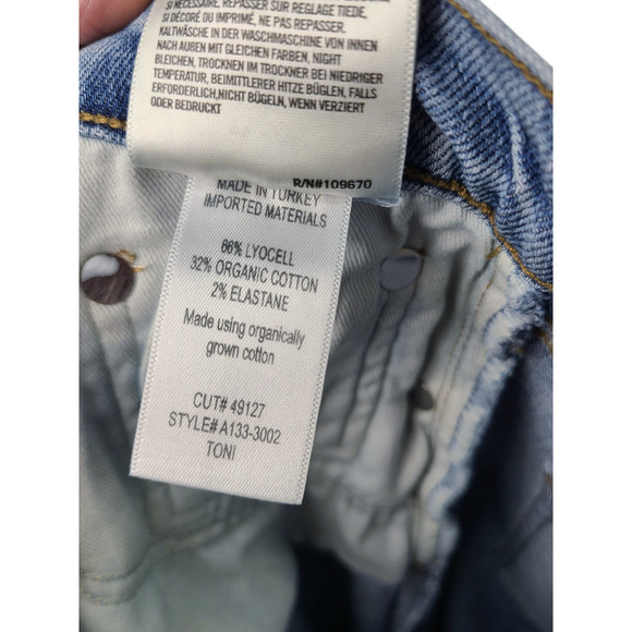 AGOLDE Toni Mid-Rise Slim Jeans Size 26 - Picture 12 of 12